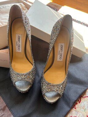 Jimmy Choo Swarovski Heels
